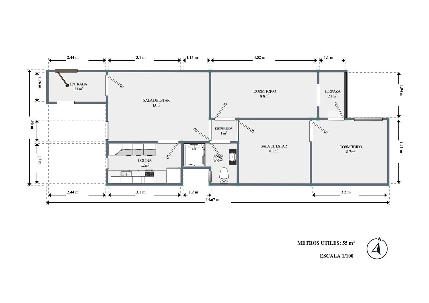pisos en madrid · ciudad-lineal 279900€