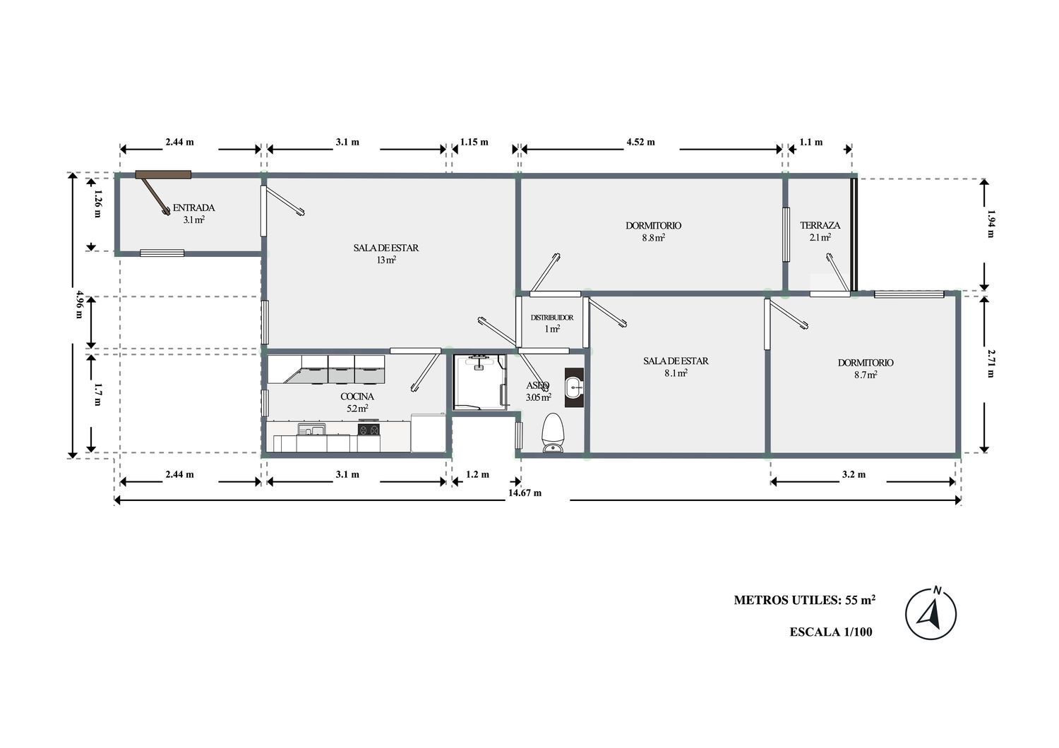 pisos en madrid · ciudad-lineal 279900€