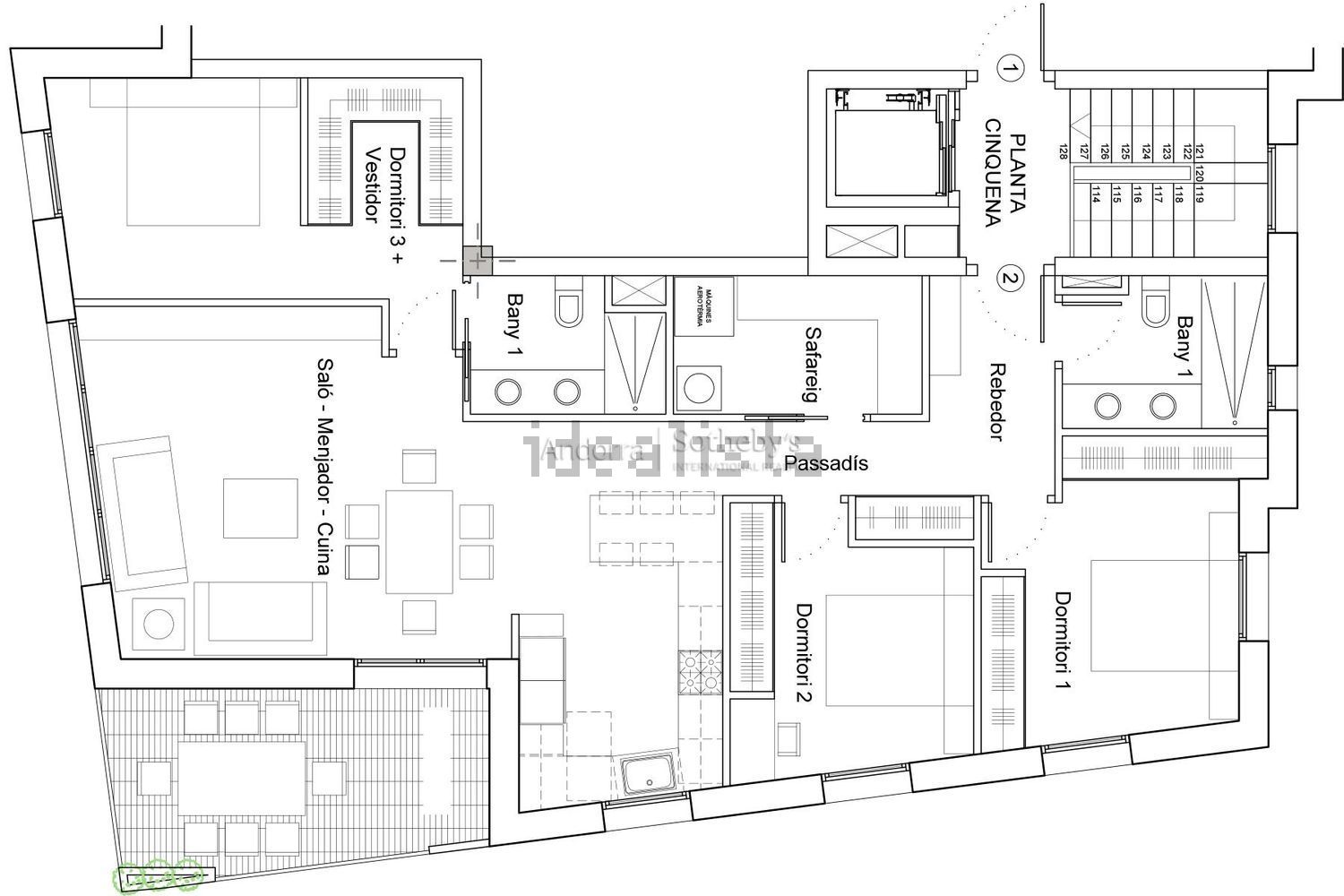 3-bedroom penthouse for sale in Els Vilars, Escaldes-Engordany · 44 of 60