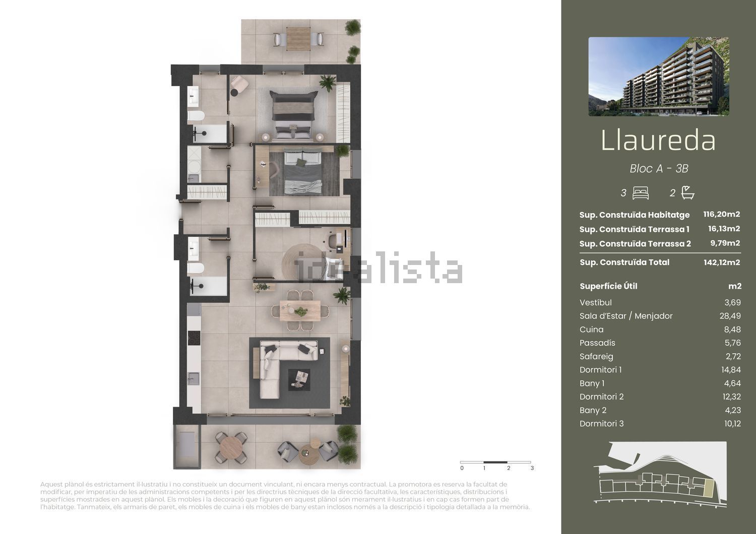 3-bedroom flat for sale in Sant Julià de Lòria · 14 of 16