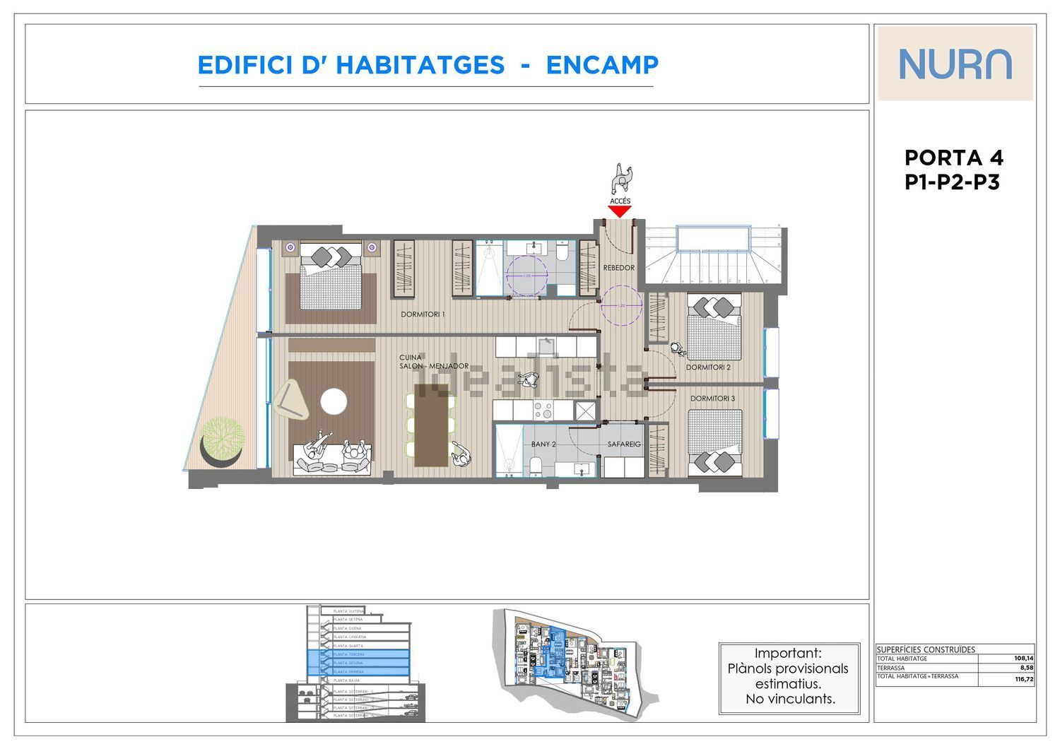 Piso de 3 habitaciones en venta en Encamp · 42 de 44
