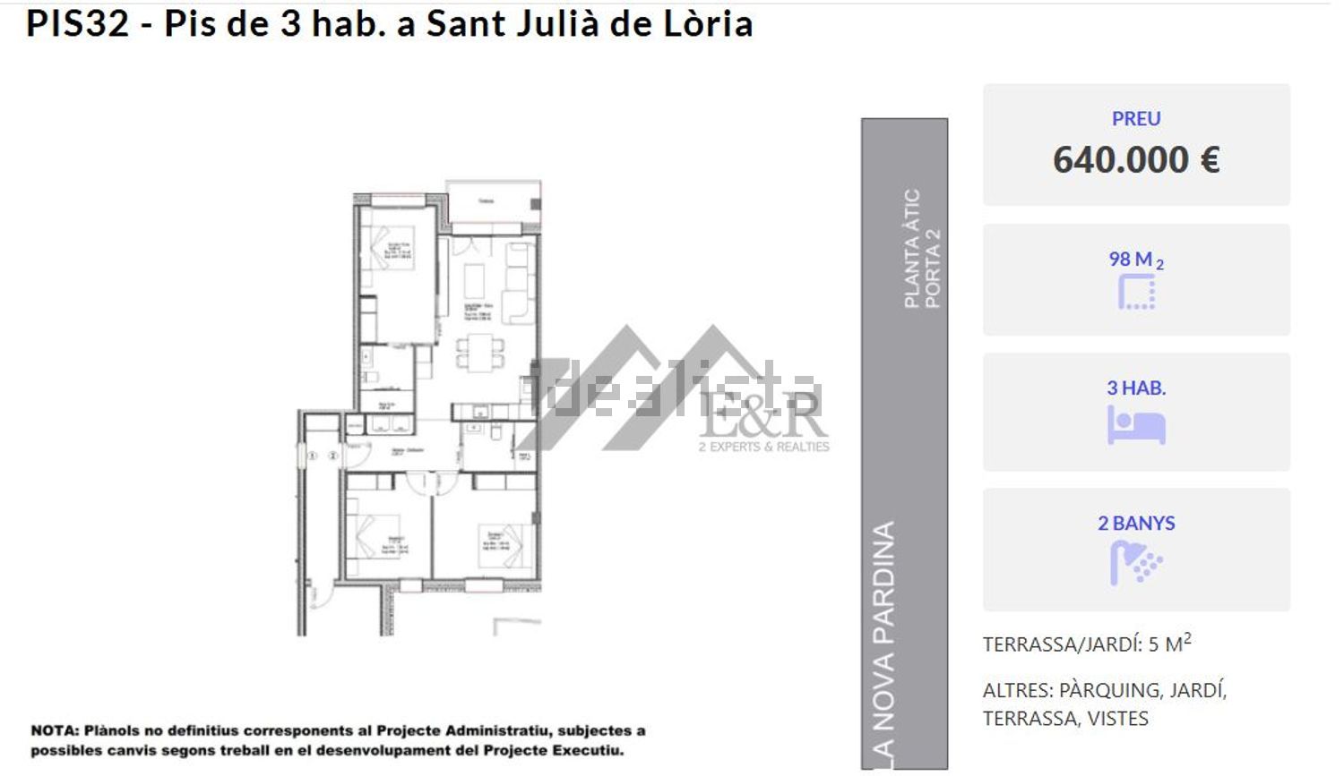 3-bedroom penthouse for sale in Aixirivall, Sant Julià de Lòria · 44 of 57