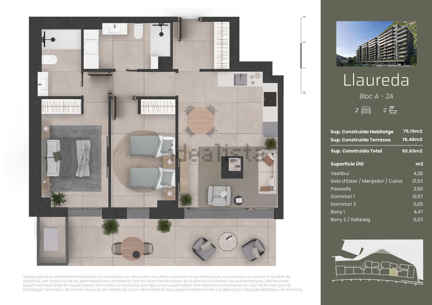 2-bedroom flat for sale in Sant Julià de Lòria · 14 of 16