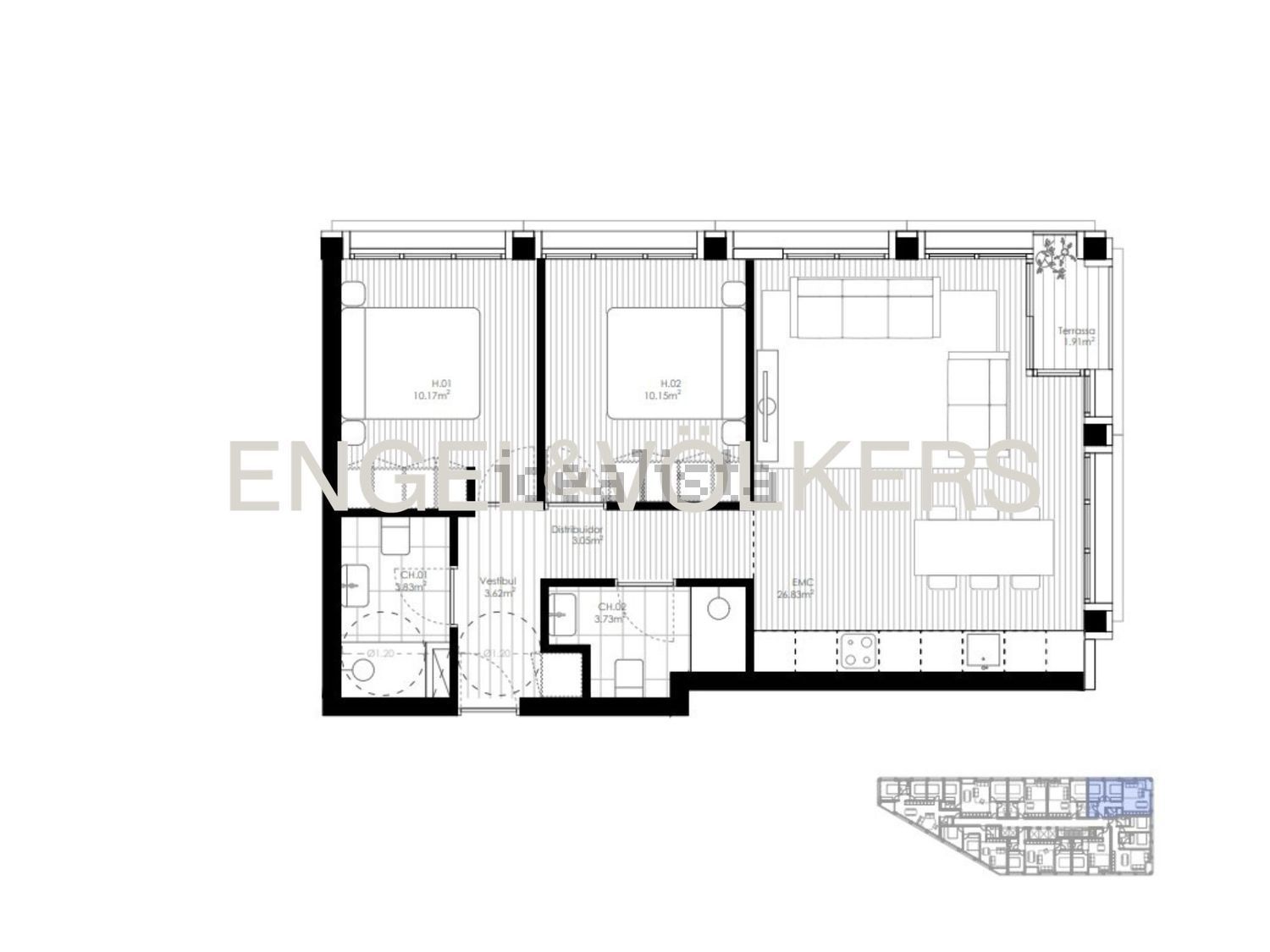 2-bedroom flat for sale in Encamp · 53 of 59