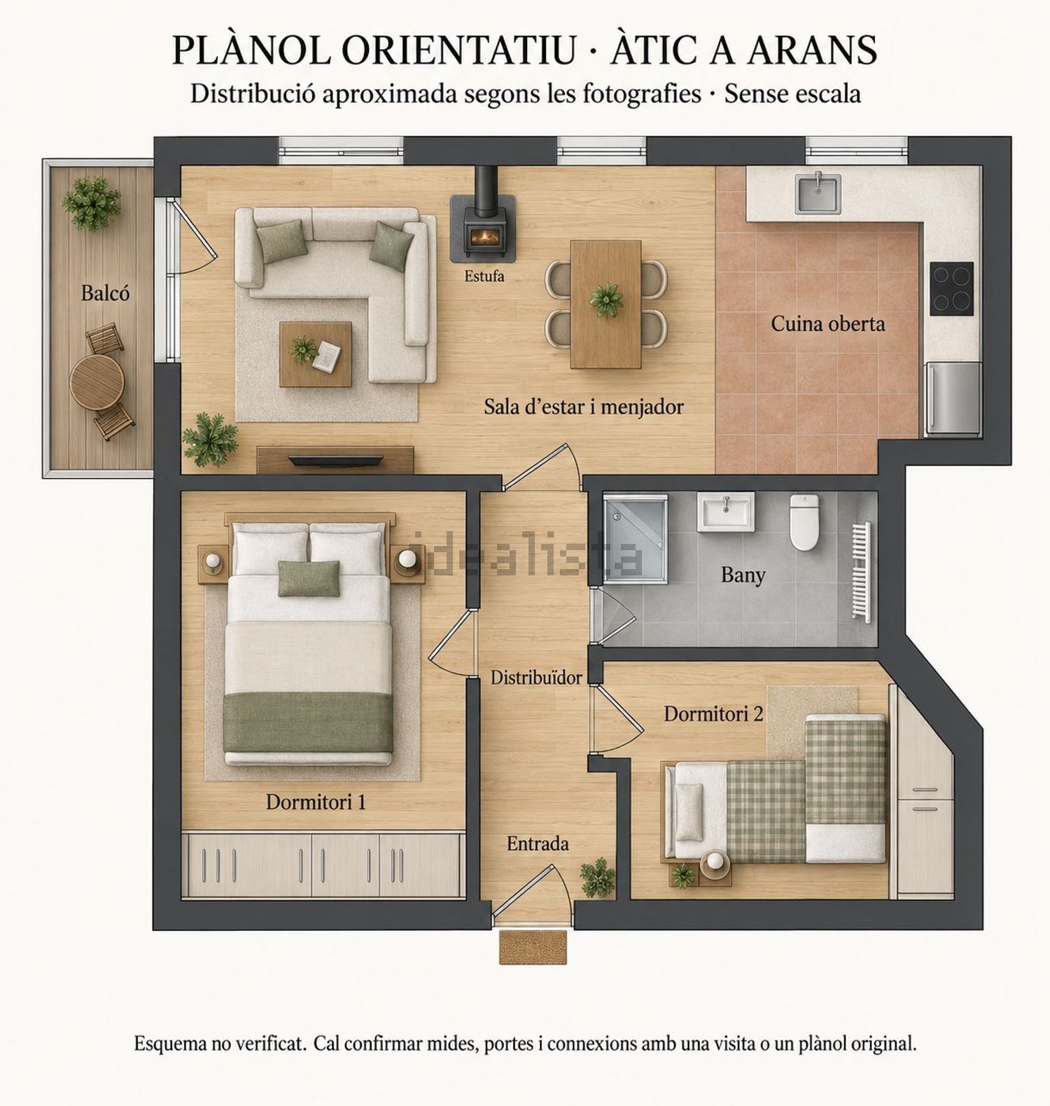 2-bedroom penthouse for rent in Arans, Ordino · 44 of 60