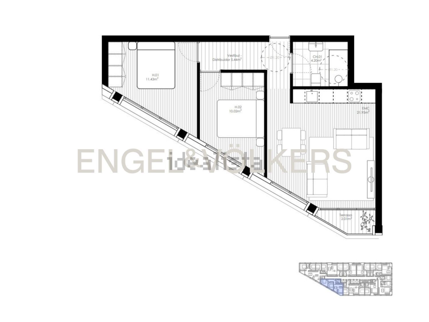 2-bedroom flat for sale in Encamp · 55 of 60