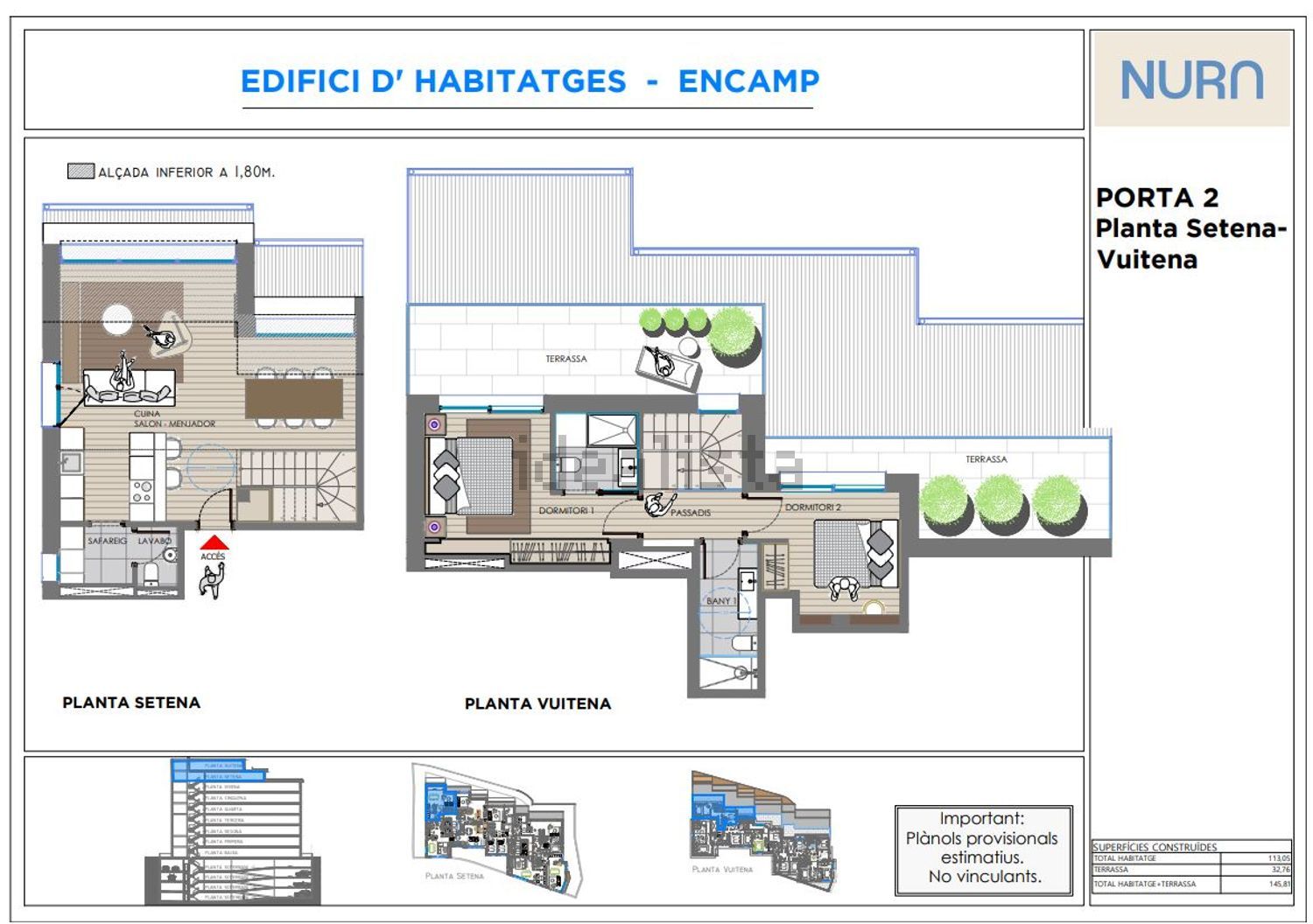 2-bedroom duplex for sale in Encamp · 54 of 56
