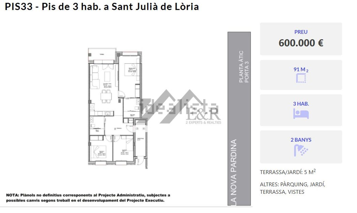3-bedroom flat for sale in Aixirivall, Sant Julià de Lòria · 57 of 60