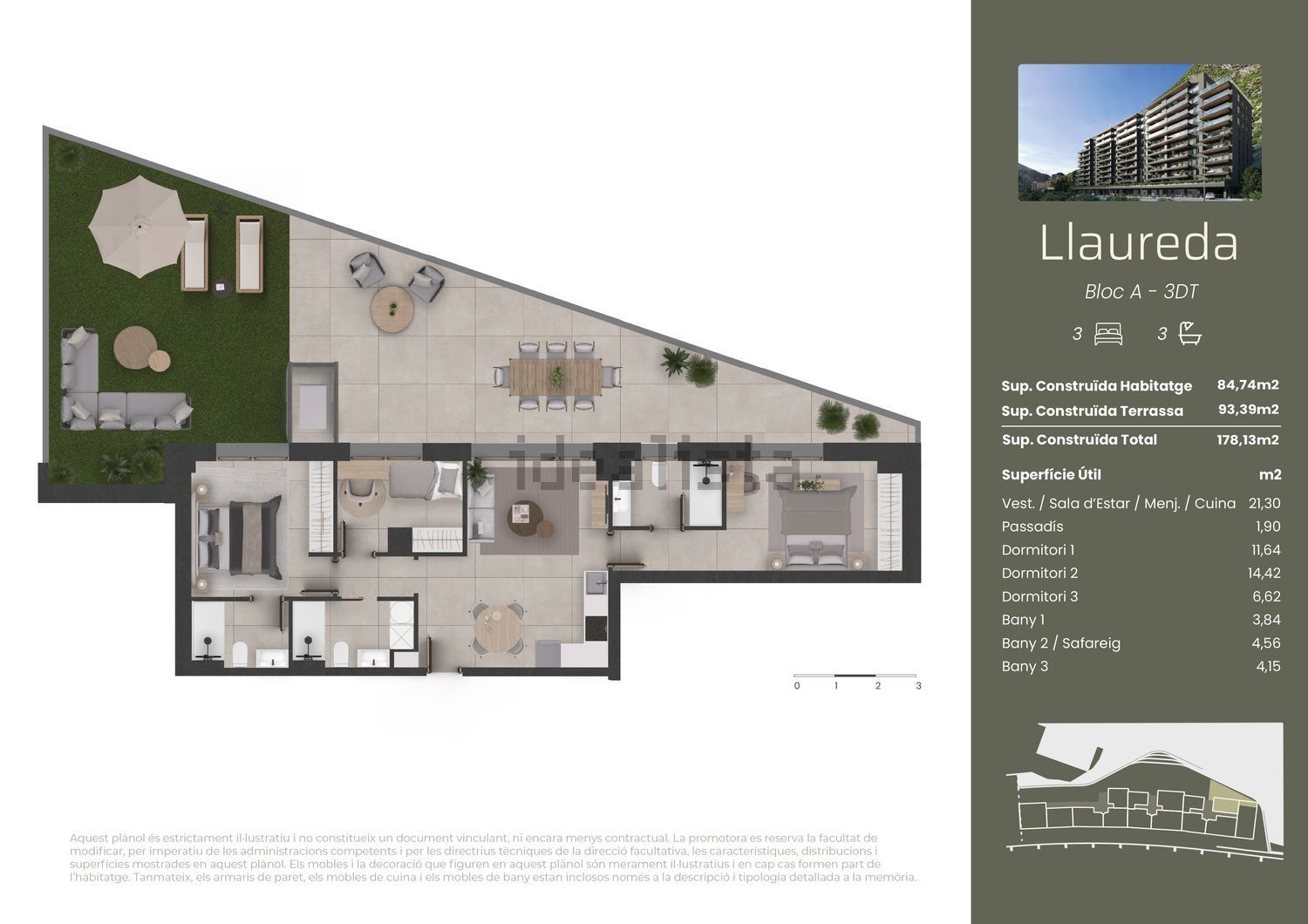 3-bedroom flat for sale in Sant Julià de Lòria · 14 of 16