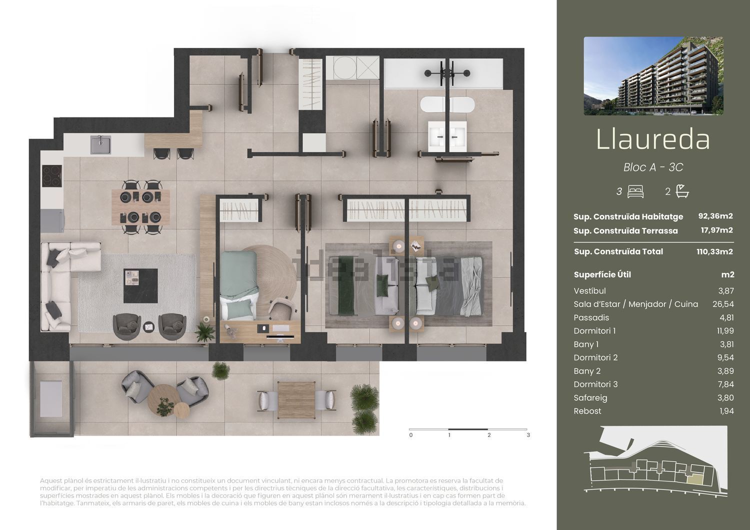 Appartement 3 chambres à vendre à Sant Julià de Lòria · 14 sur 16