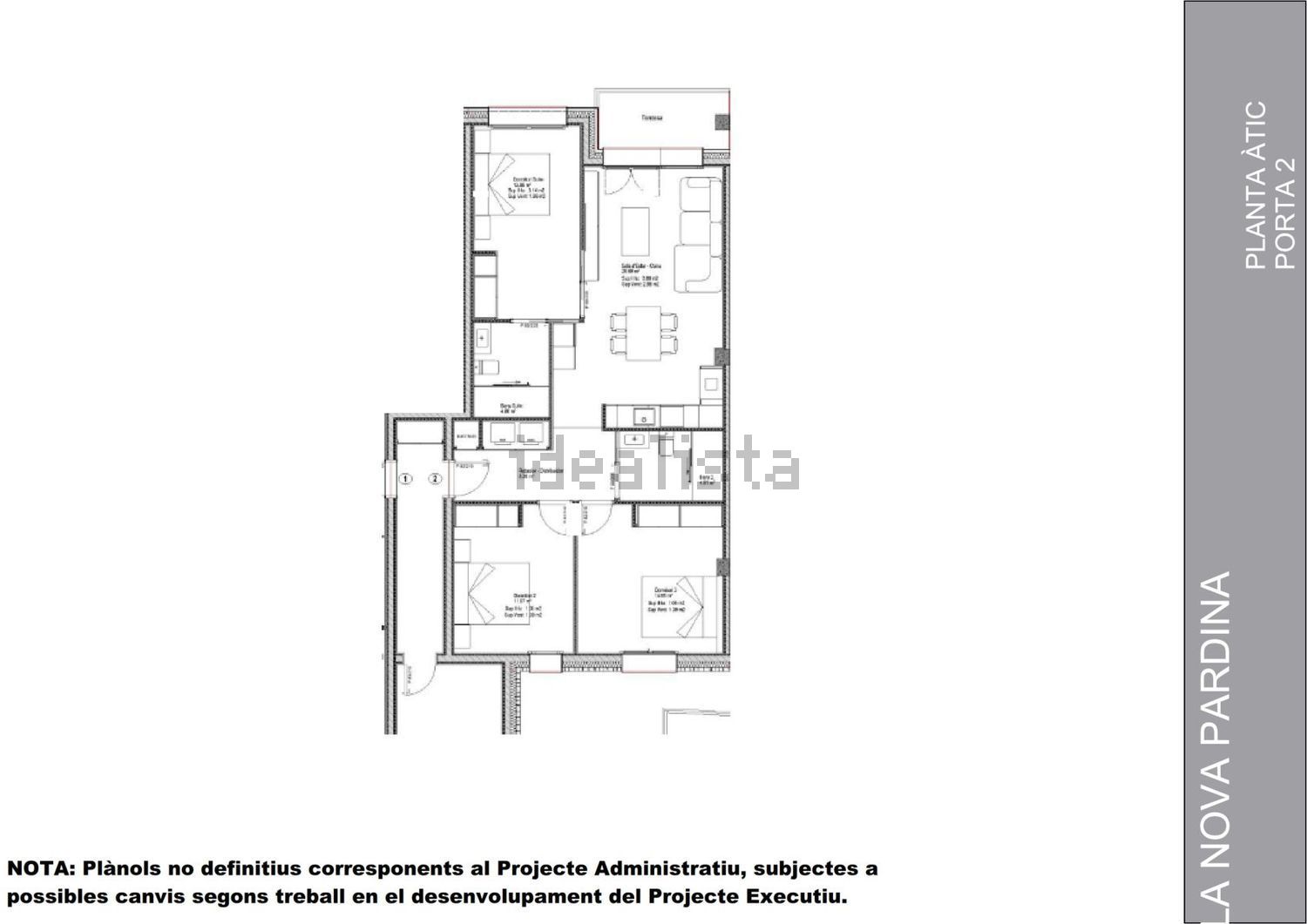 3-bedroom penthouse for sale in Aixirivall, Sant Julià de Lòria · 3 of 5