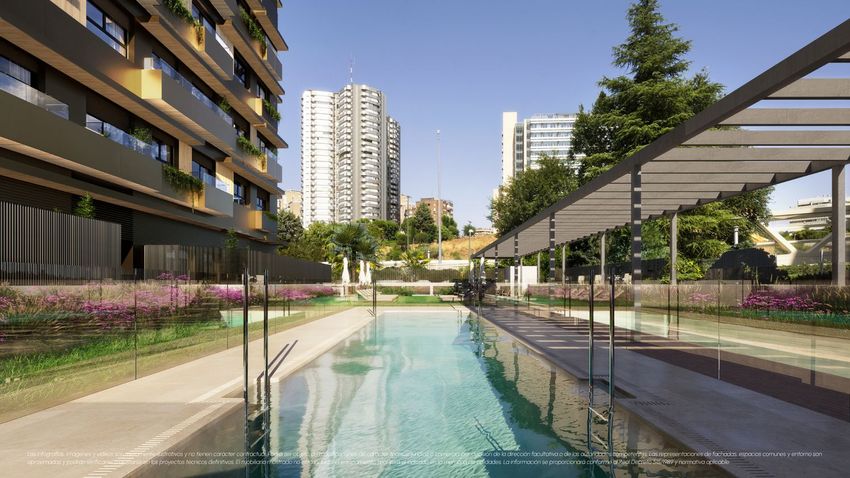 Imagen Piscina de piso en Avenida de Burgos, 18