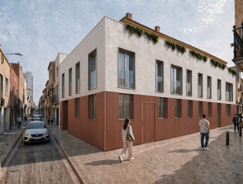 Зображення Фасад, новобудова, Calle de Sant Antoni, 83